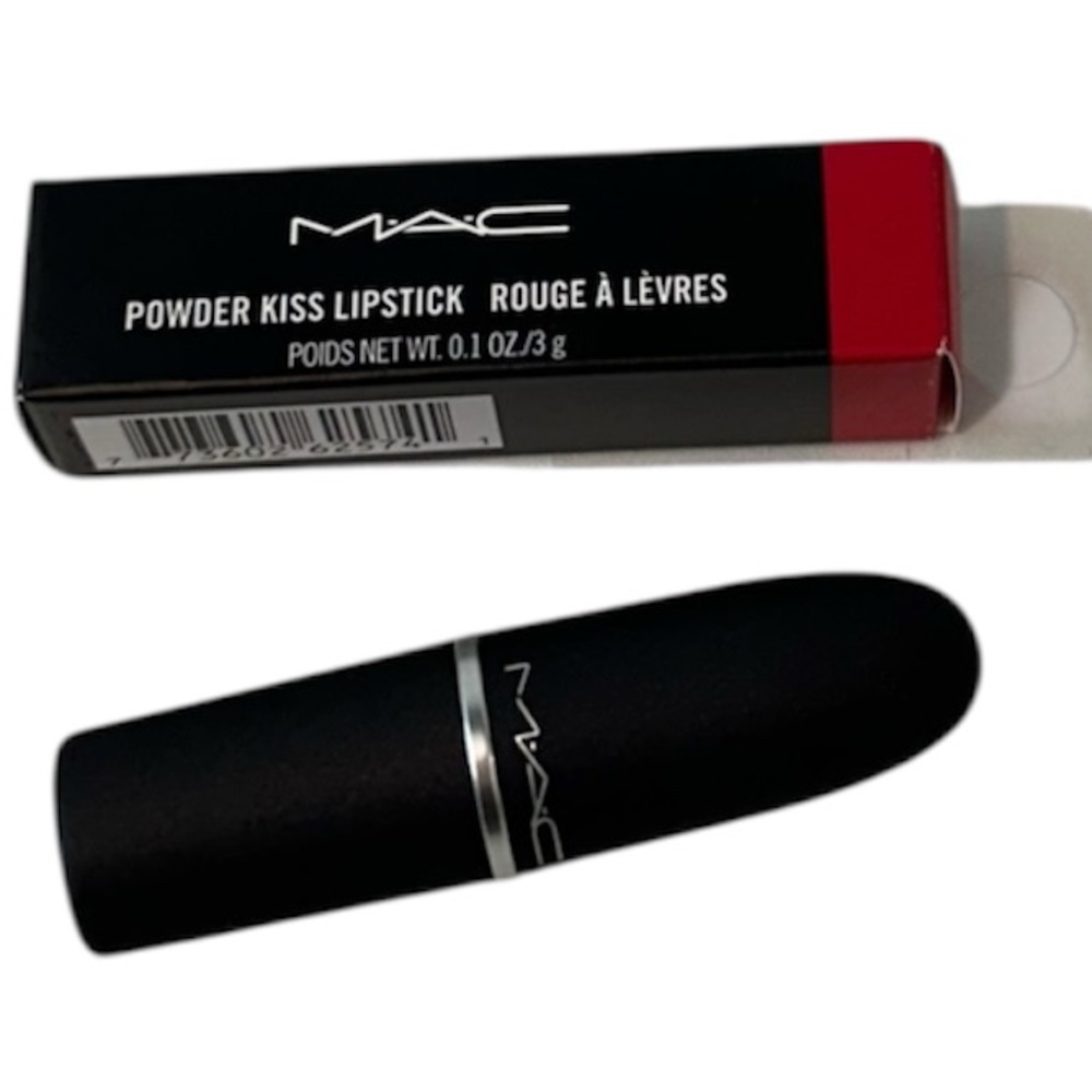 NEW MAC Powder Kiss Lipstick NIB Ruby New Red Makeup Gift